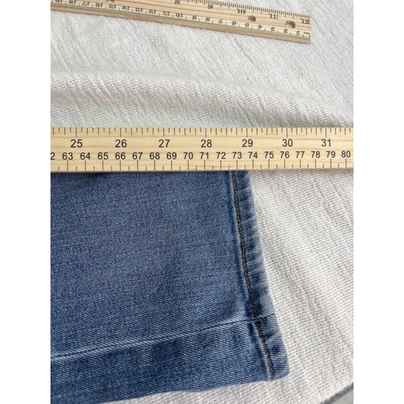 J.Jill Denim Weekender 4 Straight Leg Jeans Floral Embroidered Cottagecore Boho - Picture 14 of 14